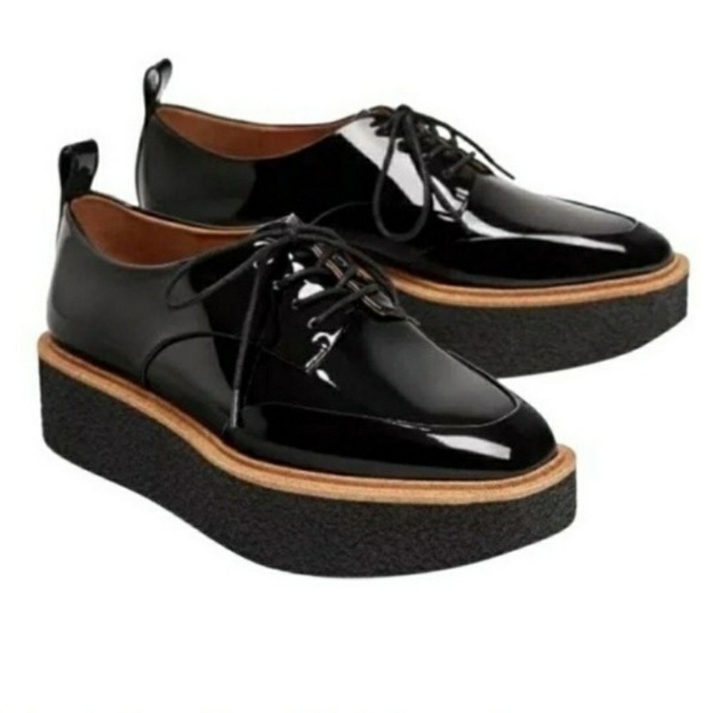 Zara Derby Plataform Oxfords